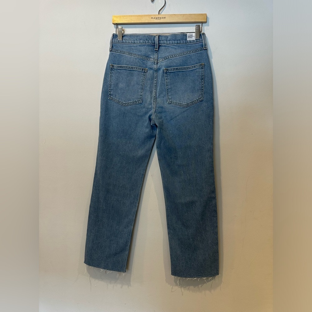 Frank & Eileen Monaghan High Rise Raw Hem Cropped Jeans - Picture 4 of 9